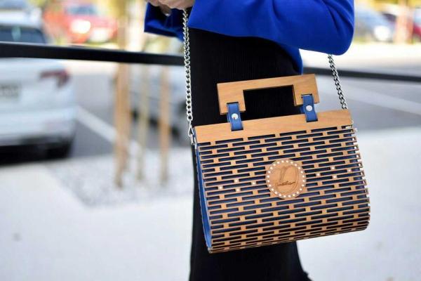 Torbica Leonora Royal Blue Swarovski