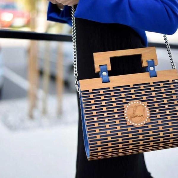 Torbica Leonora Royal Blue Swarovski