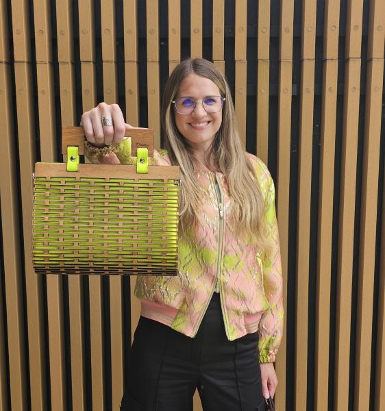 Torbica Leonora Floro Green