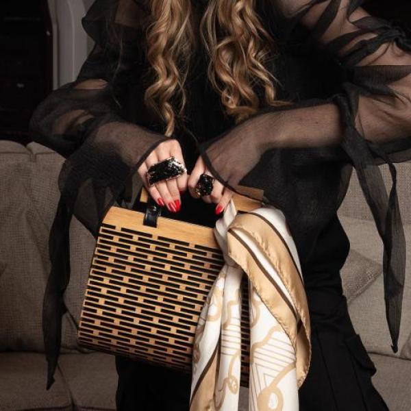 Torbica Leonora black