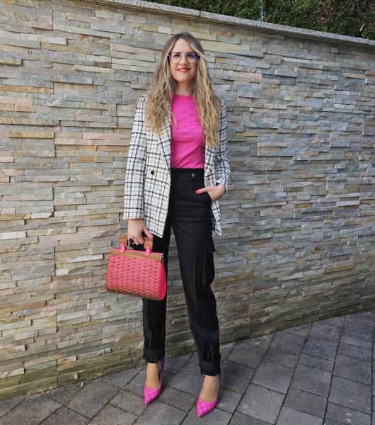 Torbica Leonora Neon roza